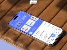 Luxury Leather Banking Interface