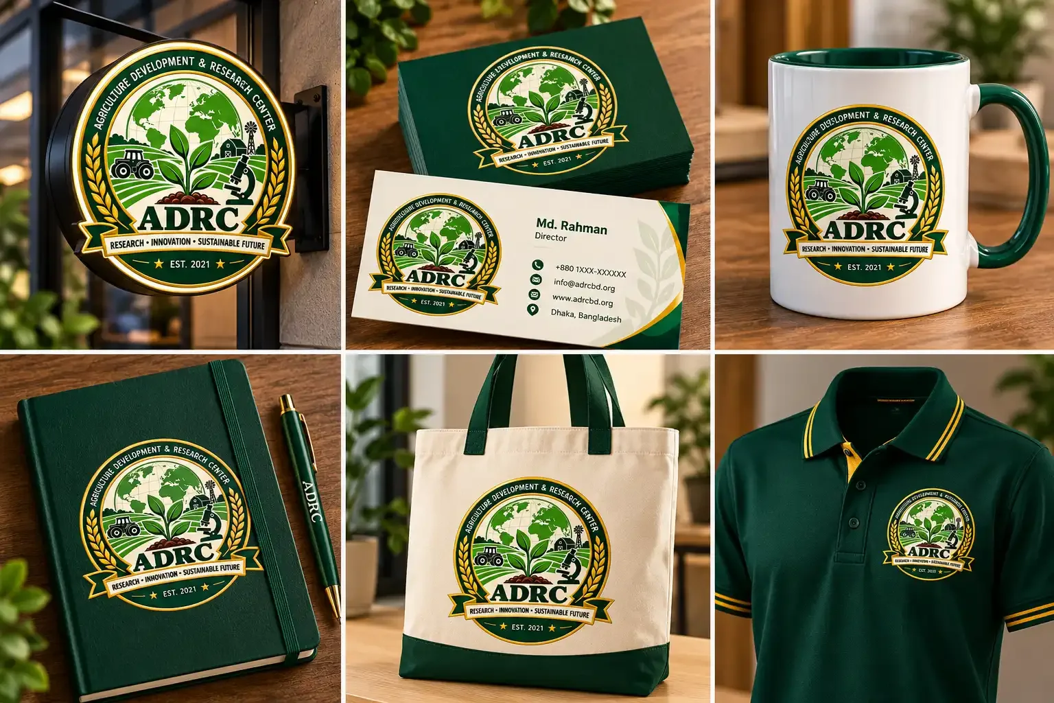 ADRC Brand Identity & Merchandise