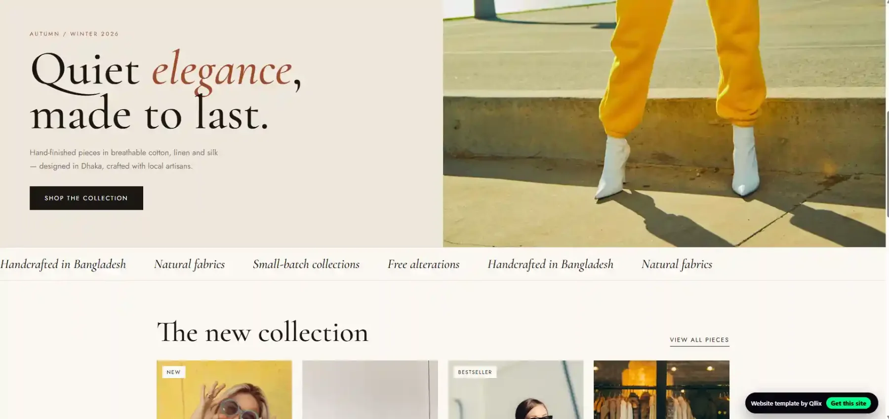Noor Atelier — Fashion Brand Website