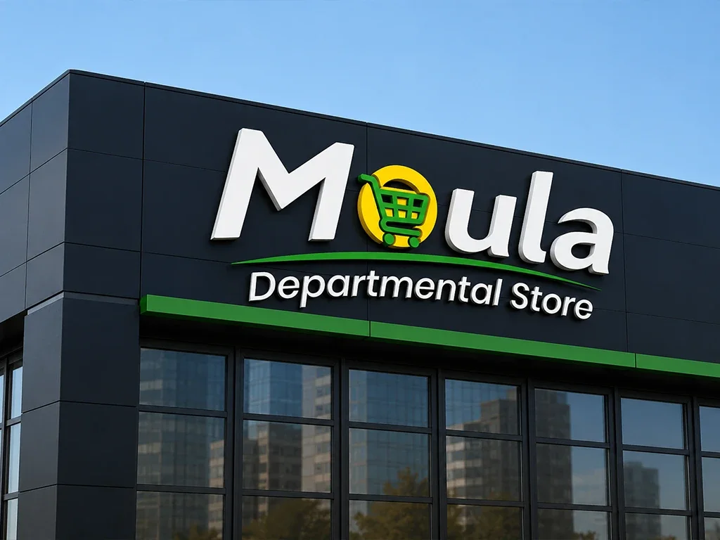 Moula Departmental Store Signage