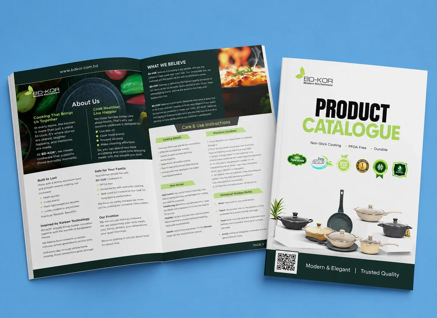 BD-KOR Product Catalogue Design