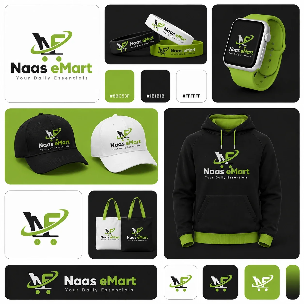 Naas eMart Brand Identity