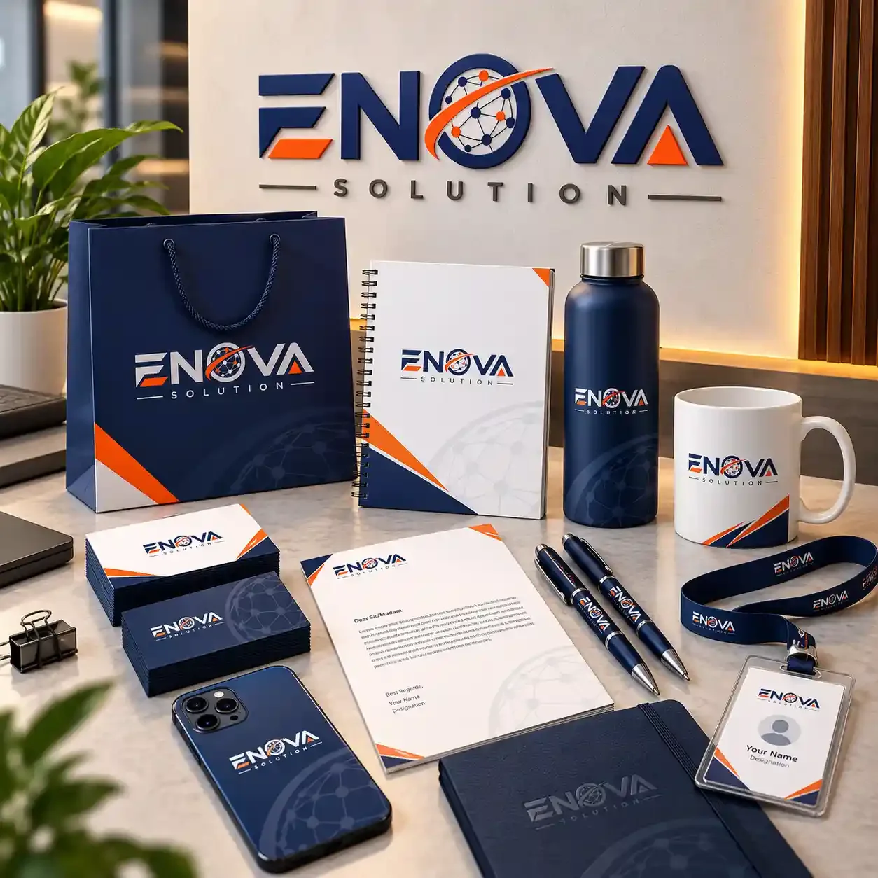 ENOVA Solution Brand Identity